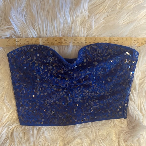 Express | Sequin Bralette / Strapless Top - Picture 2 of 5